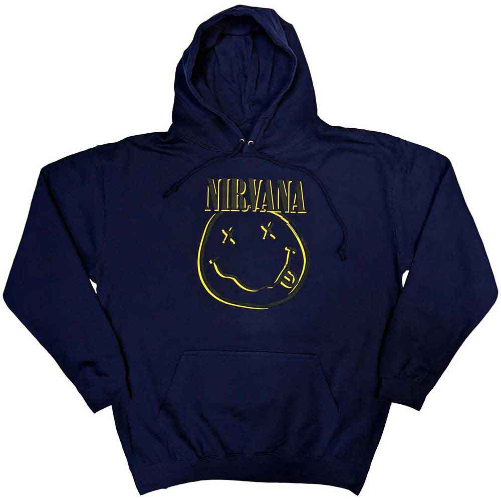 Nirvana Inverse Happy Face [Sweatshirt] - Rock Band Apparel