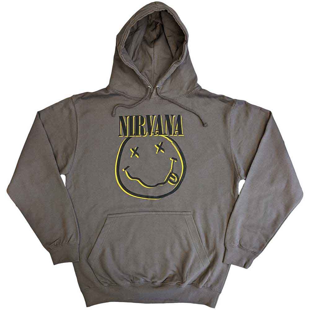 Nirvana Inverse Happy Face [Sweatshirt] - Rock Band Apparel