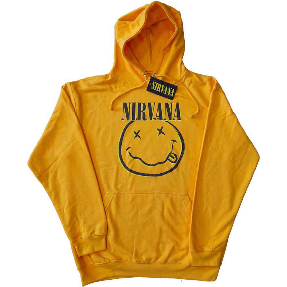 Nirvana Inverse Happy Face [Sweatshirt] - Rock Band Apparel