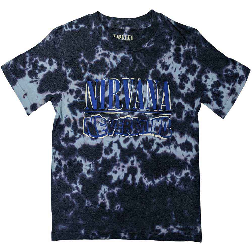 Nirvana Nevermind Wavy Logo [T-Shirt] - Rock Band Apparel