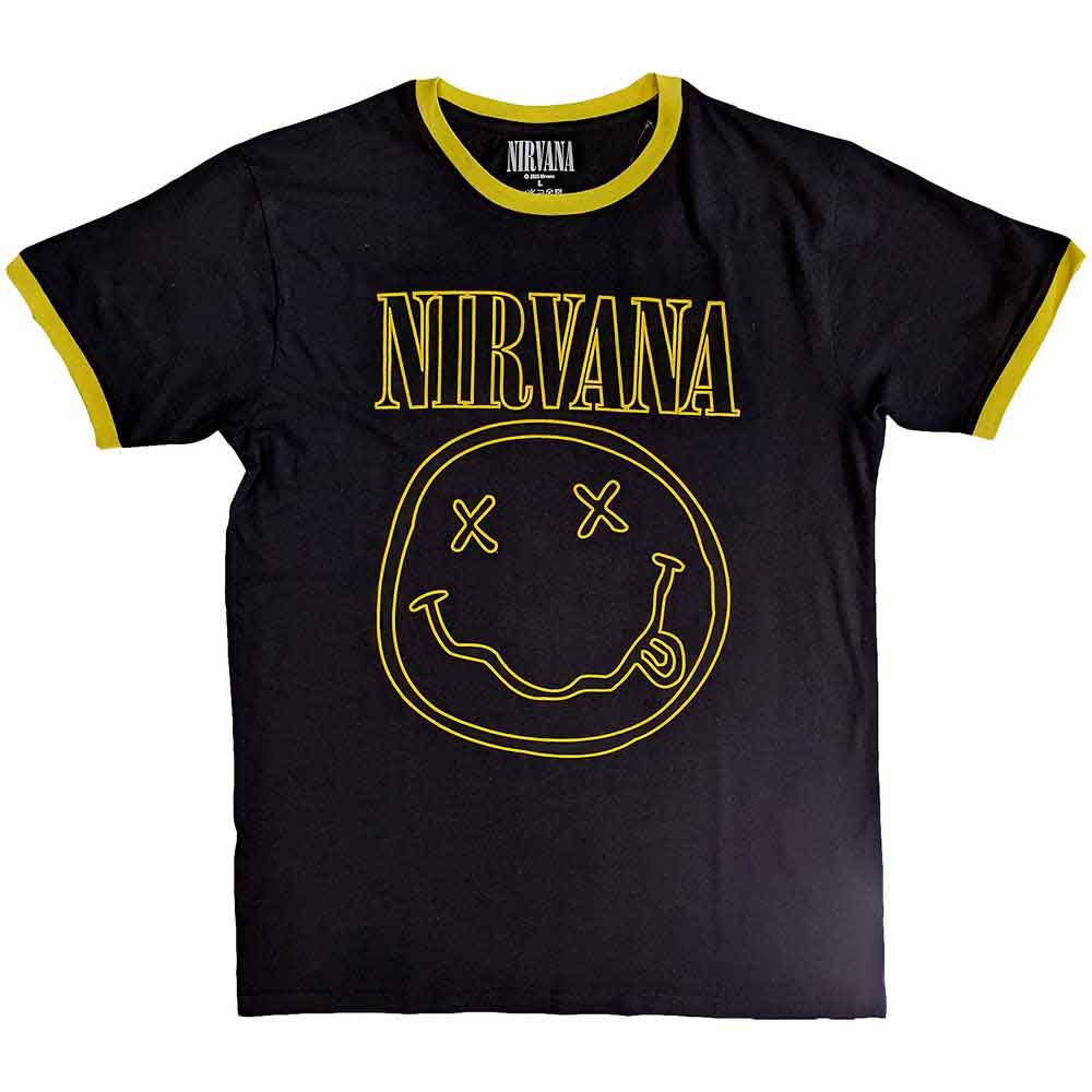 Nirvana Outline Happy Face [] Black