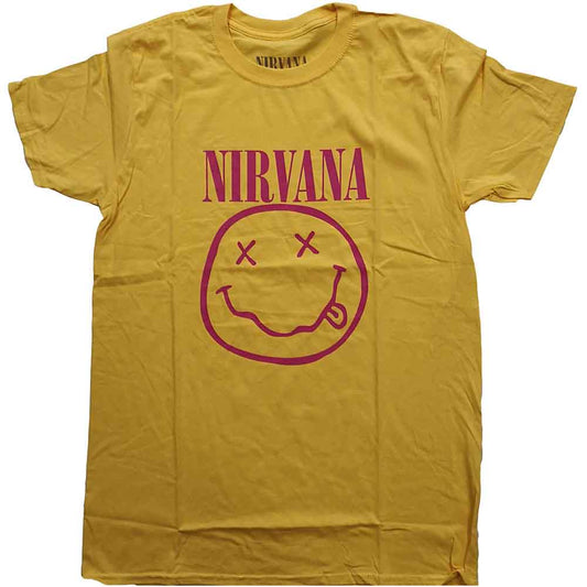 Nirvana Pink Happy Face [] Yellow