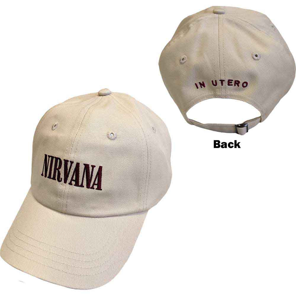 Nirvana Text Logo in Utero [Hat] Neutral