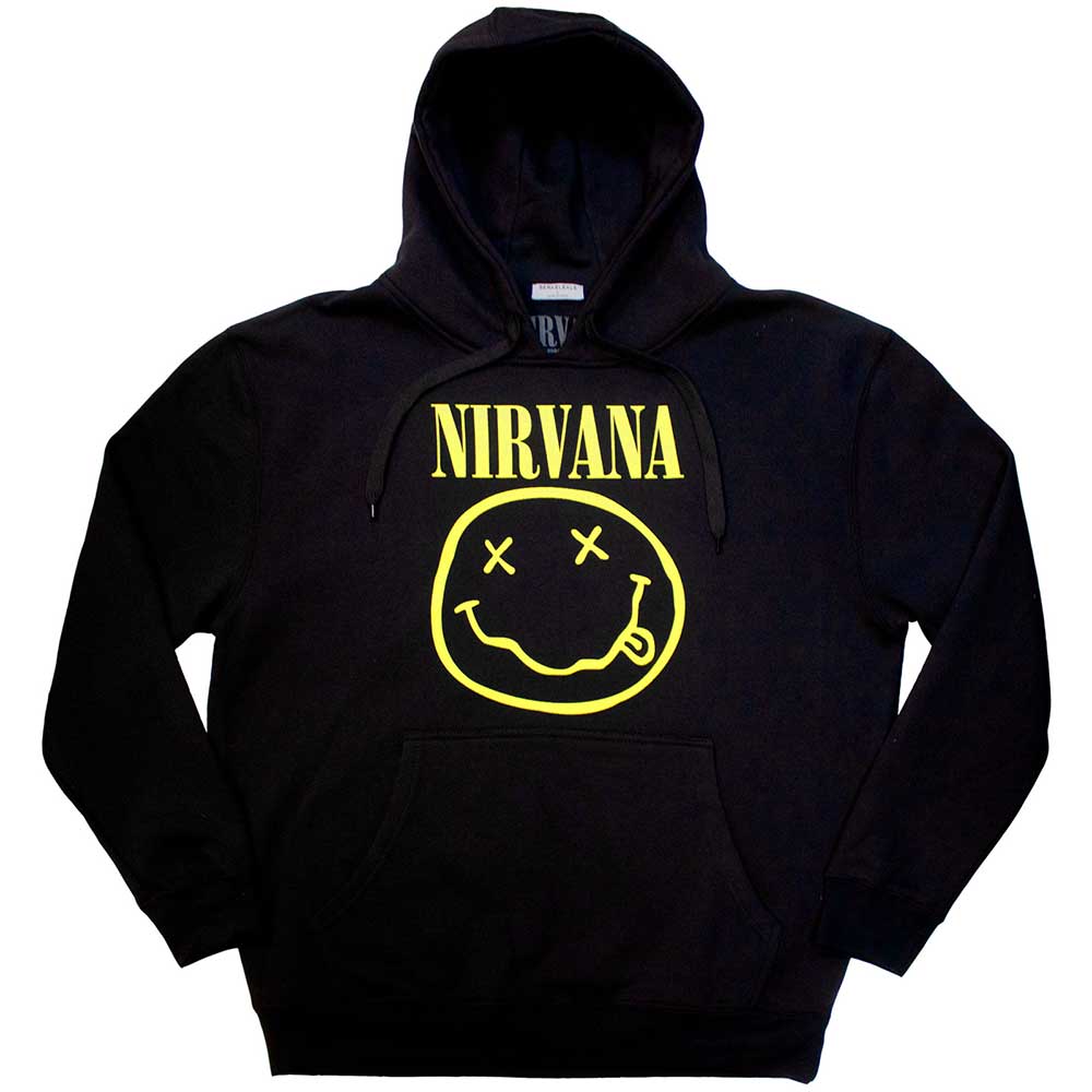 Nirvana Yellow Happy Face [Sweatshirt] - Rock Band Apparel