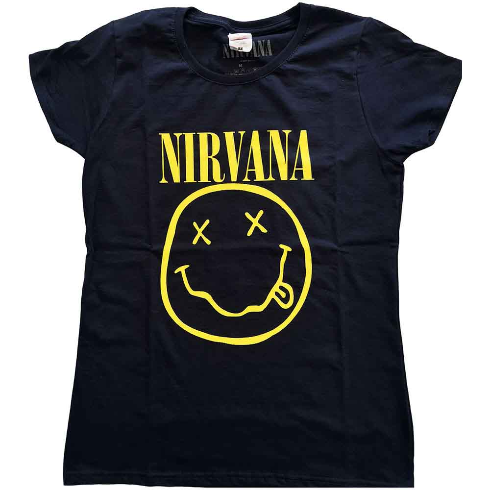 Nirvana Yellow Happy Face [T-Shirt] - Rock Band Apparel