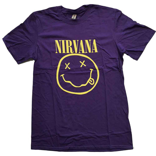 Nirvana Yellow Happy Face [] Purple