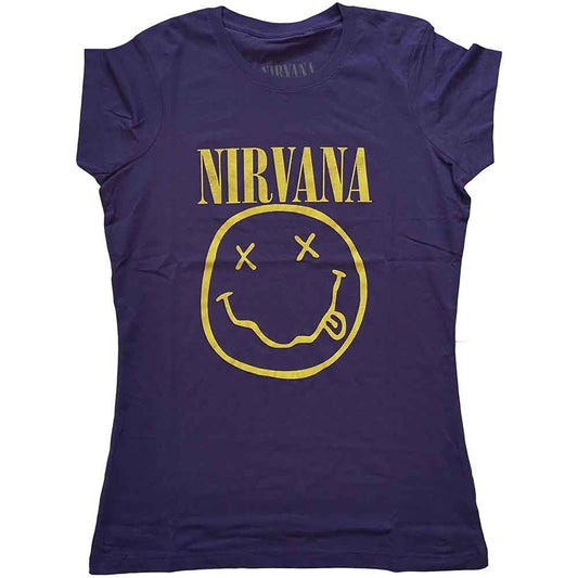 Nirvana Yellow Happy Face [T-Shirt] - Rock Band Apparel