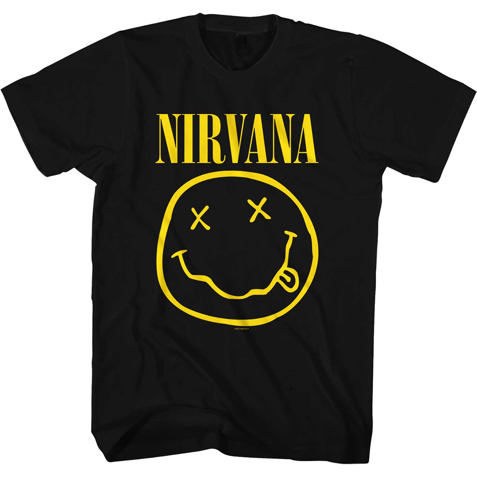Nirvana Yellow Smiley [T-Shirt] - Rock Band Apparel