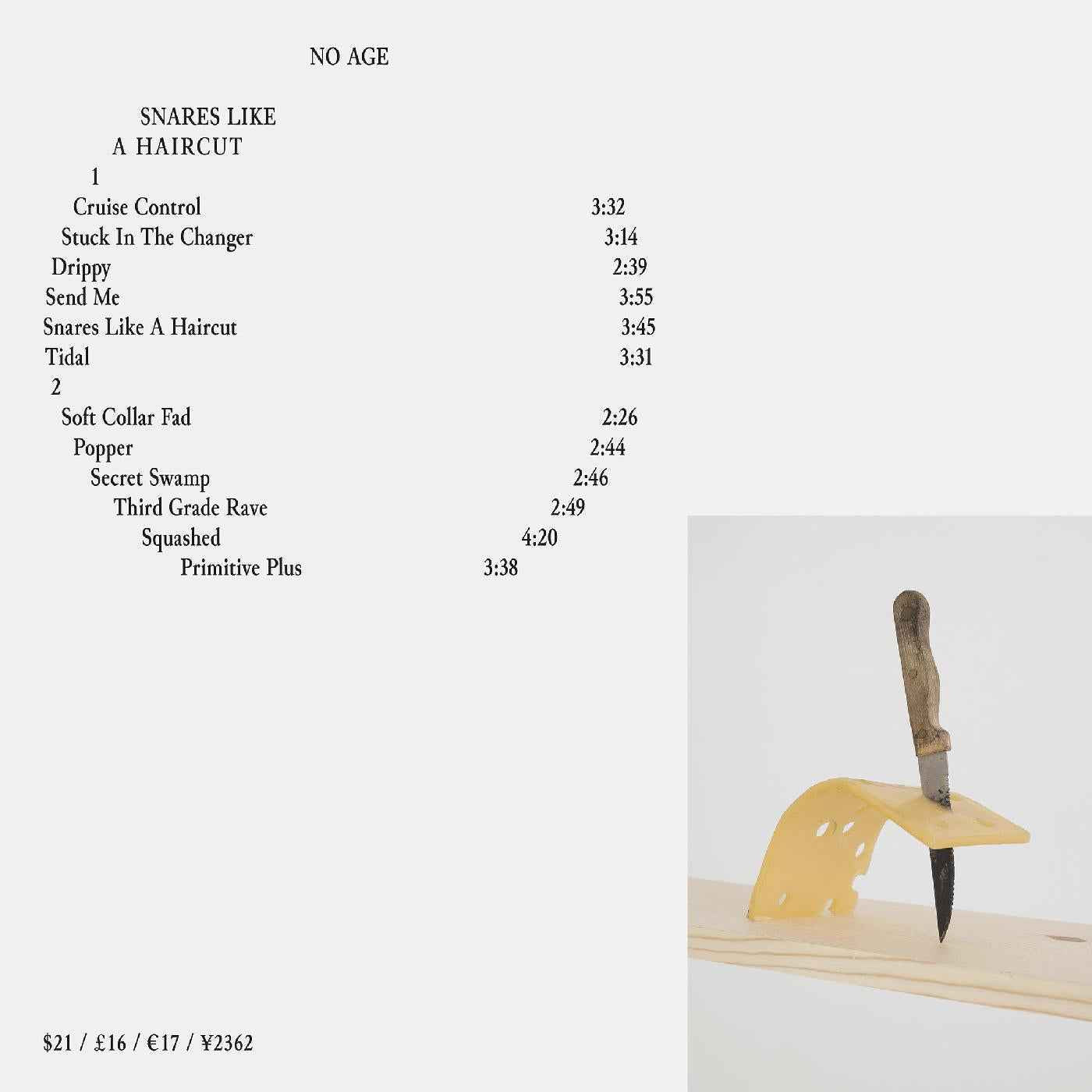 Snares Like a Haircut [CD]