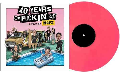 PRE-ORDER NOFX - 40 Years of Fuckin' Up (Original Soundtrack) (Pink Colored Vinyl) [Vinyl]