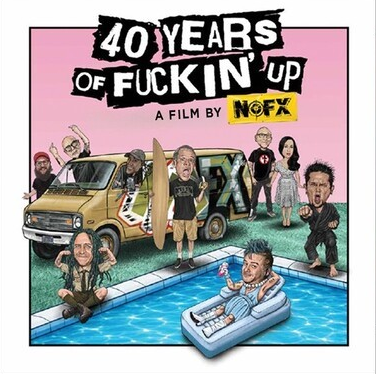 PRE-ORDER NOFX - 40 Years of Fuckin' Up (Original Soundtrack) (Vinyl Voice Edition) (Turquoise Colored Vinyl) (2 Lp's) [Vinyl]