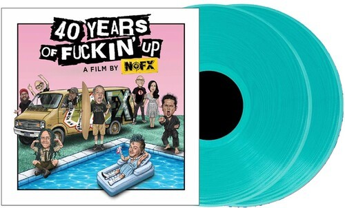 PRE-ORDER NOFX - 40 Years of Fuckin' Up (Original Soundtrack) (Vinyl Voice Edition) (Turquoise Colored Vinyl) (2 Lp's) [Vinyl]