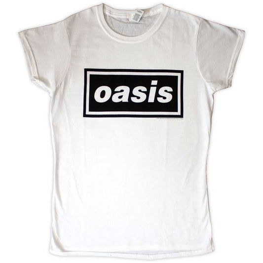 Oasis Decca Logo [T-Shirt] White