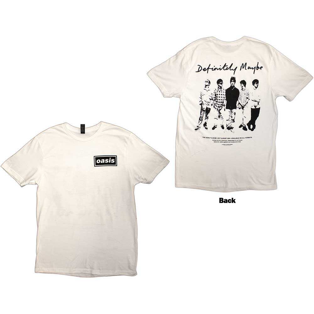 Oasis Definitely Maybe Promo [T-Shirt] White