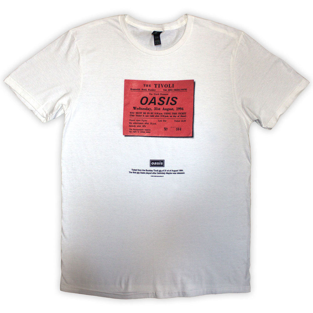 Oasis Definitely Maybe Ticket Stub [] White