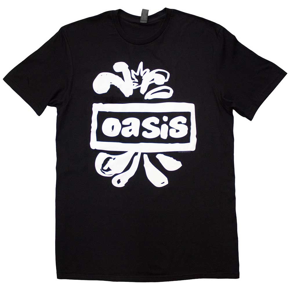 Oasis Logo Splat [T-Shirt] Black