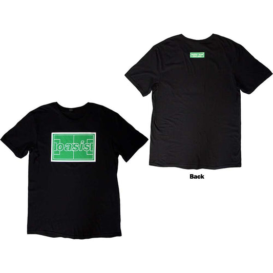 Oasis Maine Road Football Pitch [T-Shirt] Black