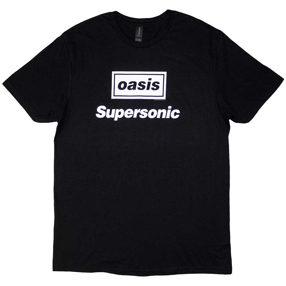 Oasis Supersonic Title [T-Shirt] Black