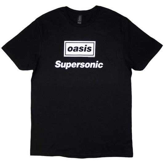 Oasis Supersonic Title [T-Shirt] Black