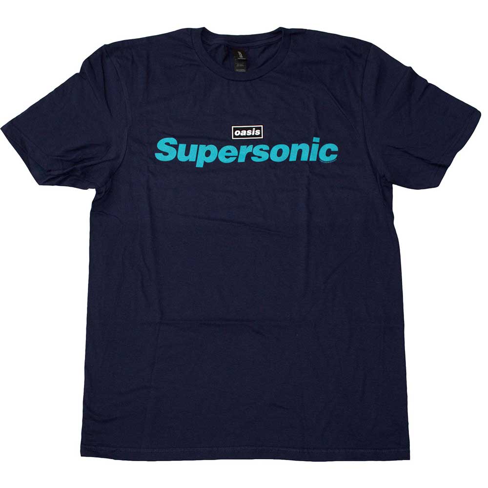 Oasis Supersonic Title Colour [T-Shirt] Blue