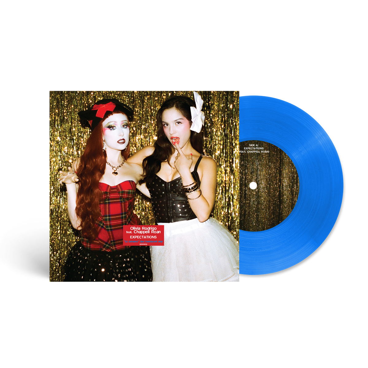 PRE-ORDER: expectations (feat. chappell roan) ["LA behavior" Blue Translucent 7" Single] [Vinyl]
