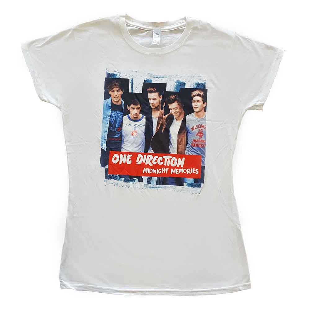 One Direction Midnight Memories Strips [T-Shirt] - Rock Band Apparel