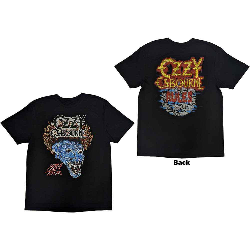 Ozzy Osbourne Bark At The Moon Tour '84 [T-Shirt] - Rock Band Apparel