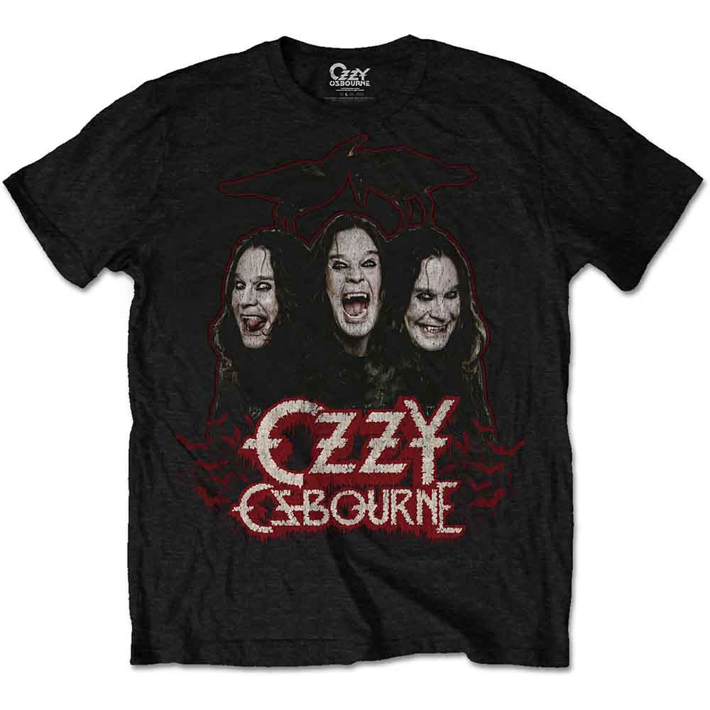 Ozzy Osbourne Crows & Bars [T-Shirt] Black