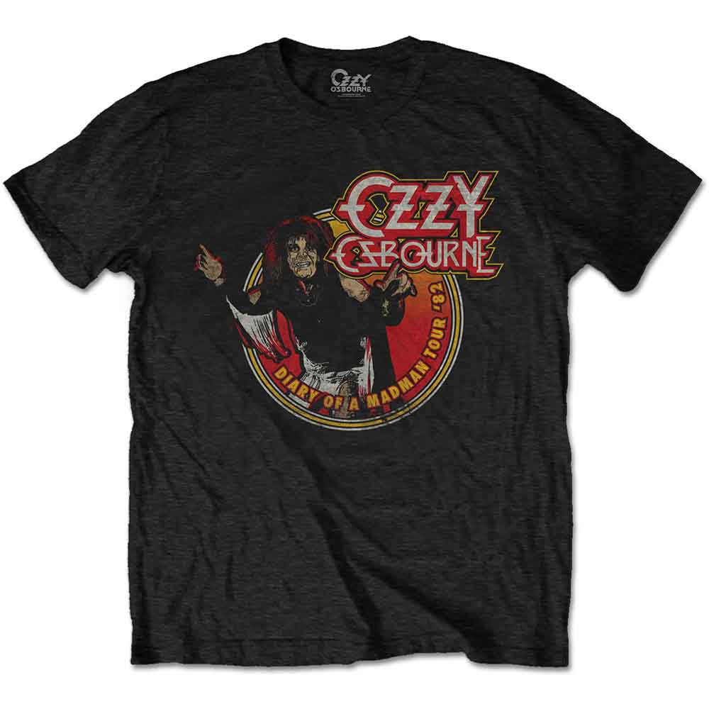Ozzy Osbourne Diary of a Mad Man Tour 1982 [T-Shirt] - Rock Band Apparel