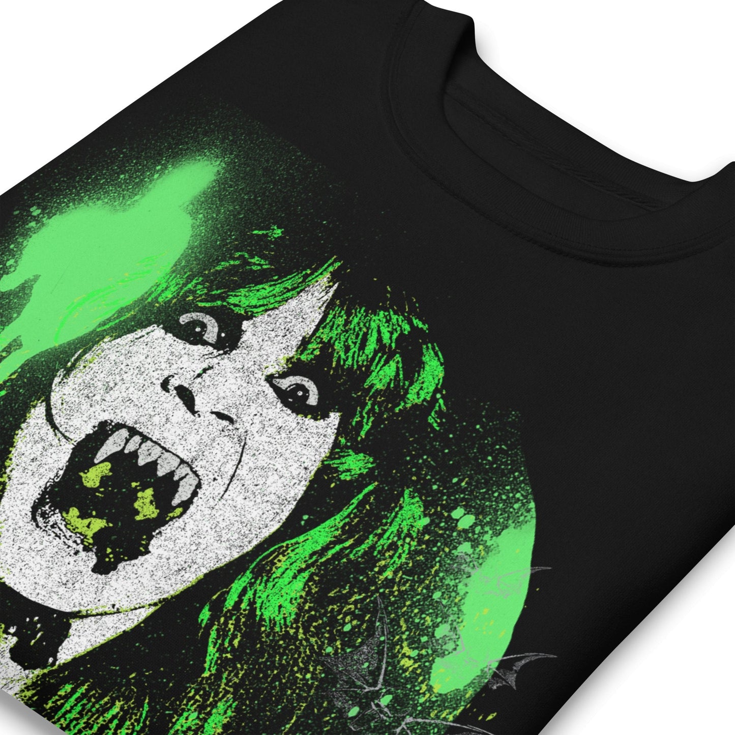 Ozzy Osbourne - Green Screaming Jumbo Print Sweatshirt