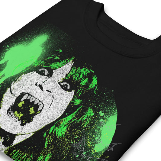 Ozzy Osbourne - Green Screaming Jumbo Print Sweatshirt