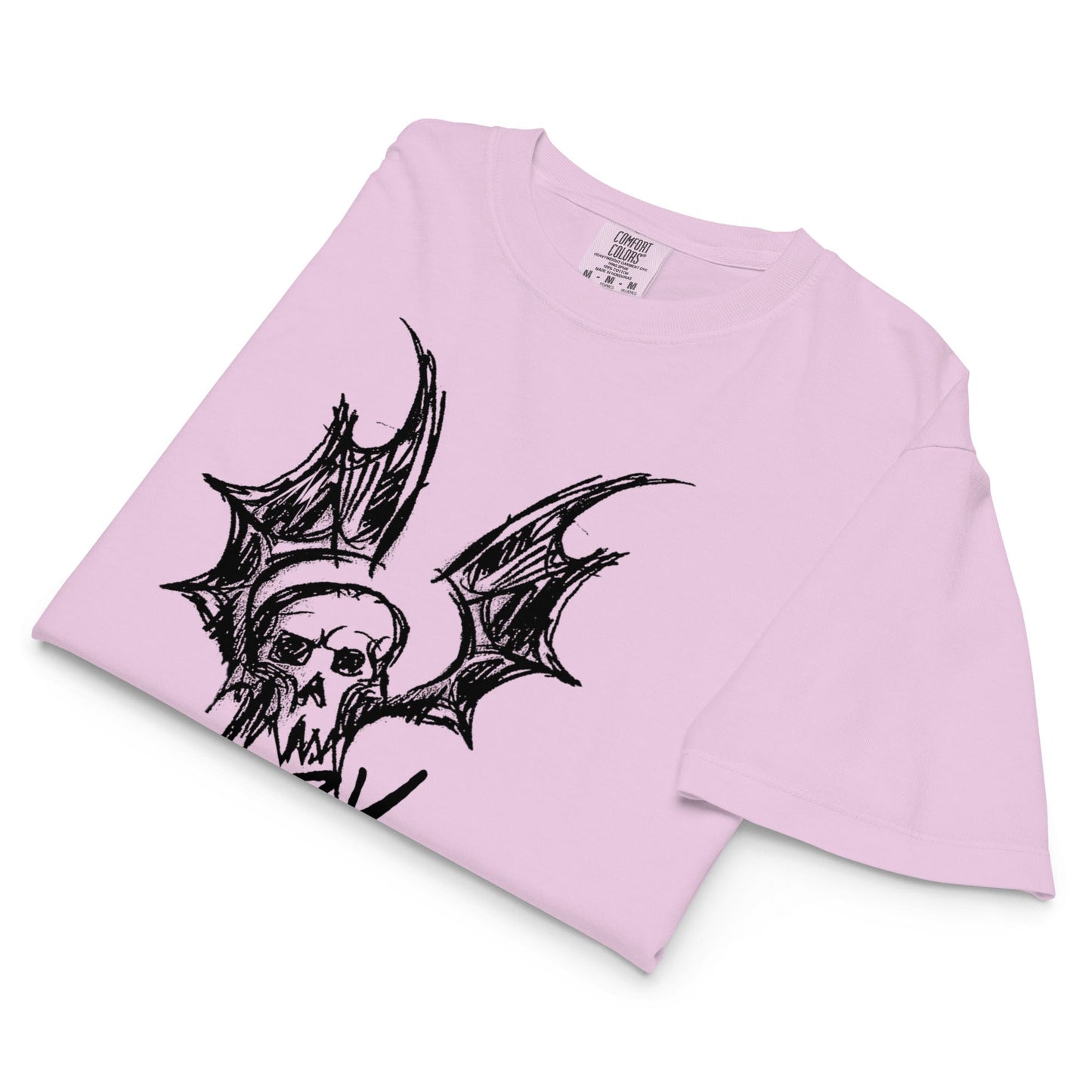 Ozzy Osbourne - Hand Sketched Mineral Wash Womens Crop Top