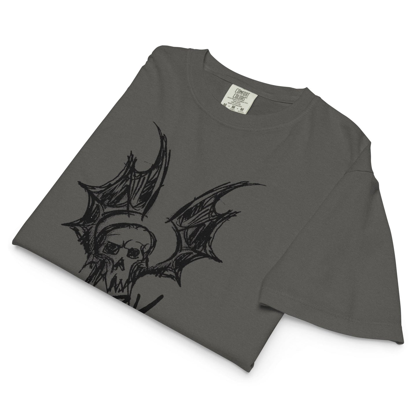 Ozzy Osbourne - Hand Sketched Mineral Wash Womens Crop Top