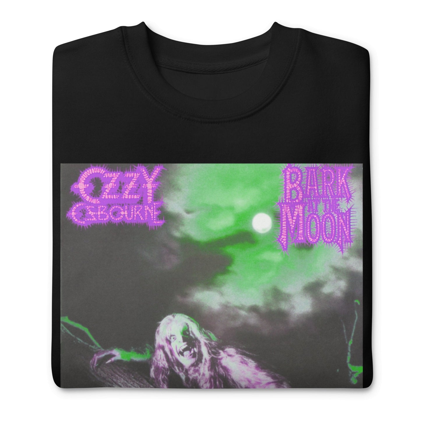 Ozzy Osbourne - Neon Bark Jumbo Print Sweatshirt