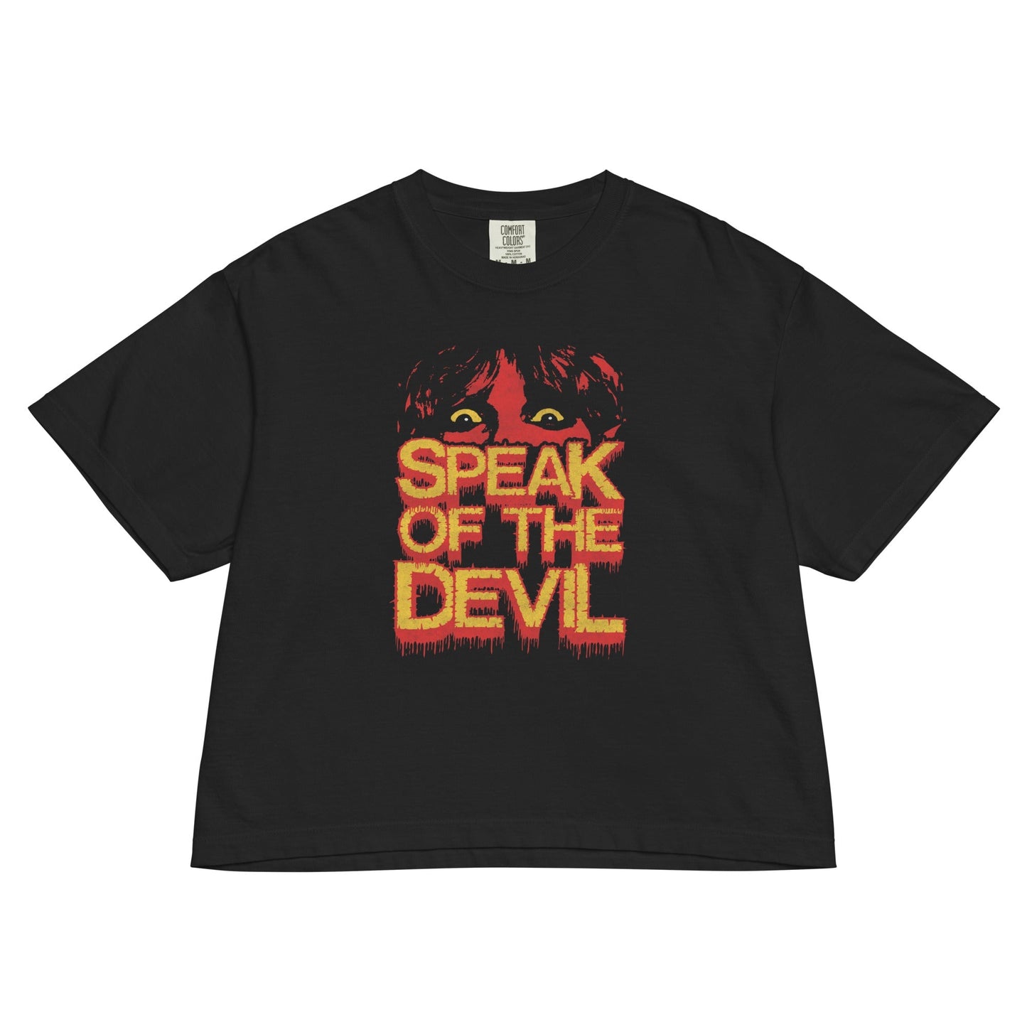 Ozzy Osbourne - Speak of the Devil Vintage Mineral Wash Womens Crop Top
