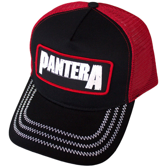 Pantera B&W Patch [] Black, Red