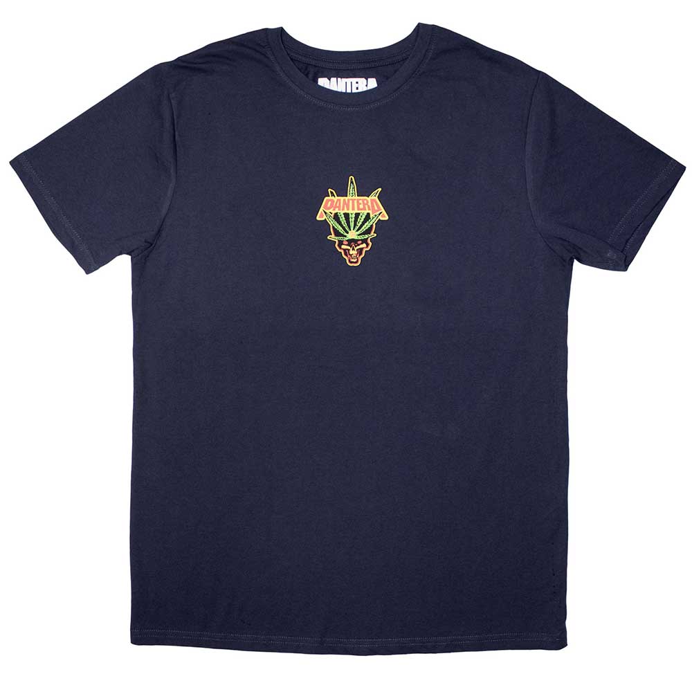 Pantera Mini Leaf Skull [T-Shirt] Blue