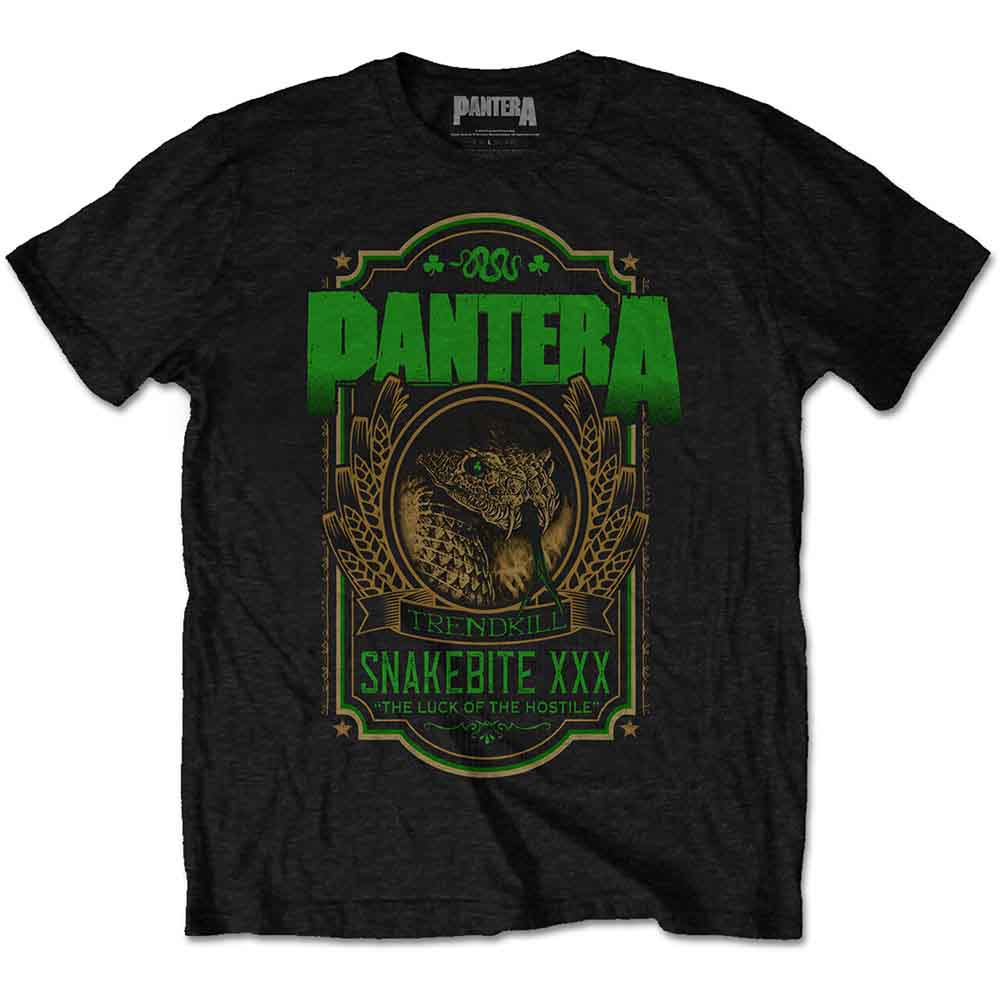 Pantera Snakebite XXX Label [T-Shirt] Black
