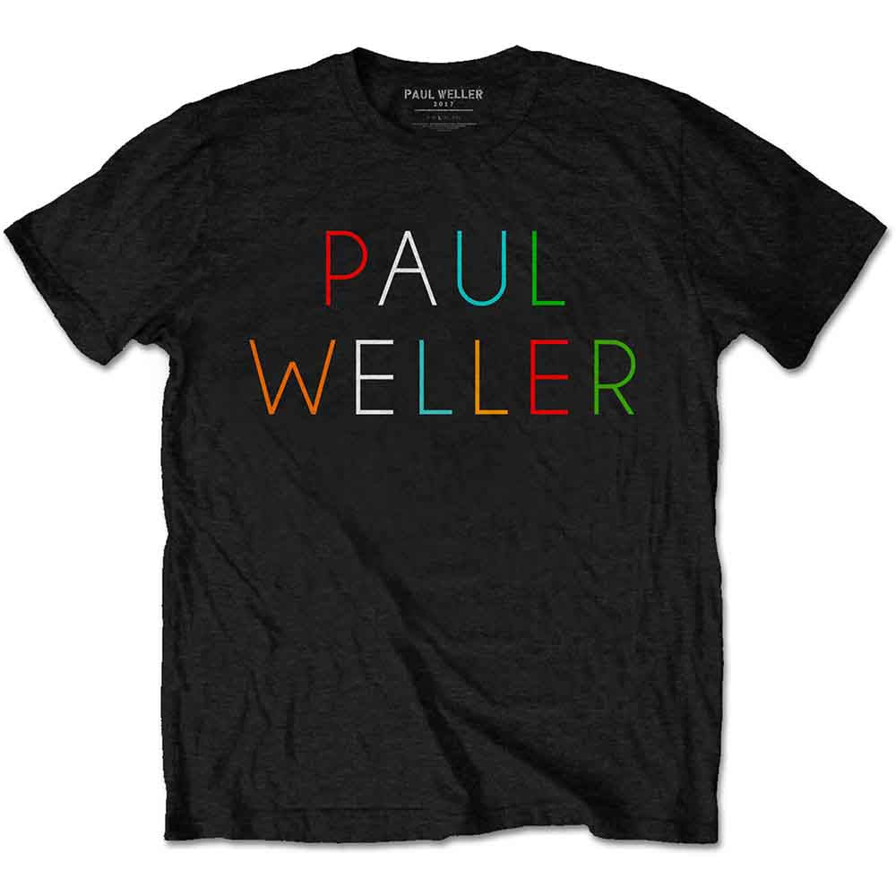 Paul Weller Multicolour Logo [T-Shirt] Black