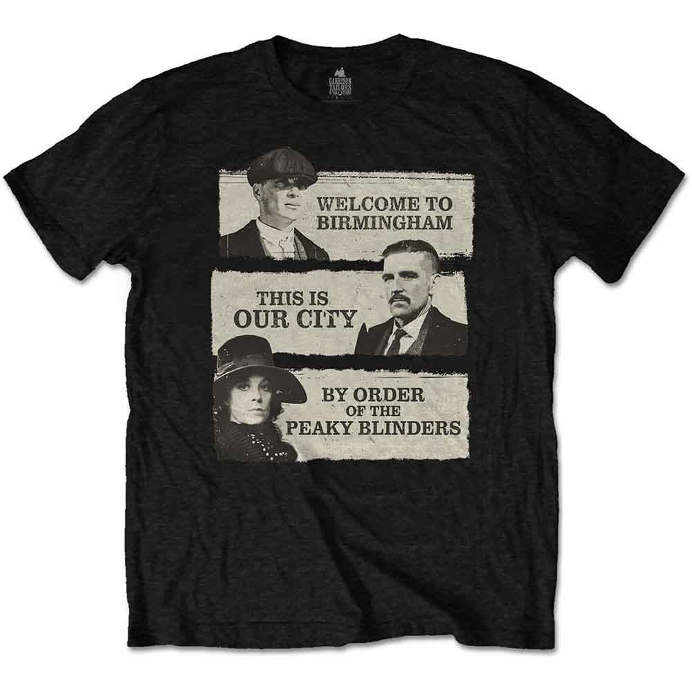 Peaky Blinders This Is Our City [T-Shirt] - Rock Band Apparel