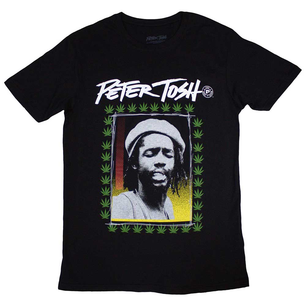 Peter Tosh Leaf Frame [T-Shirt] Black