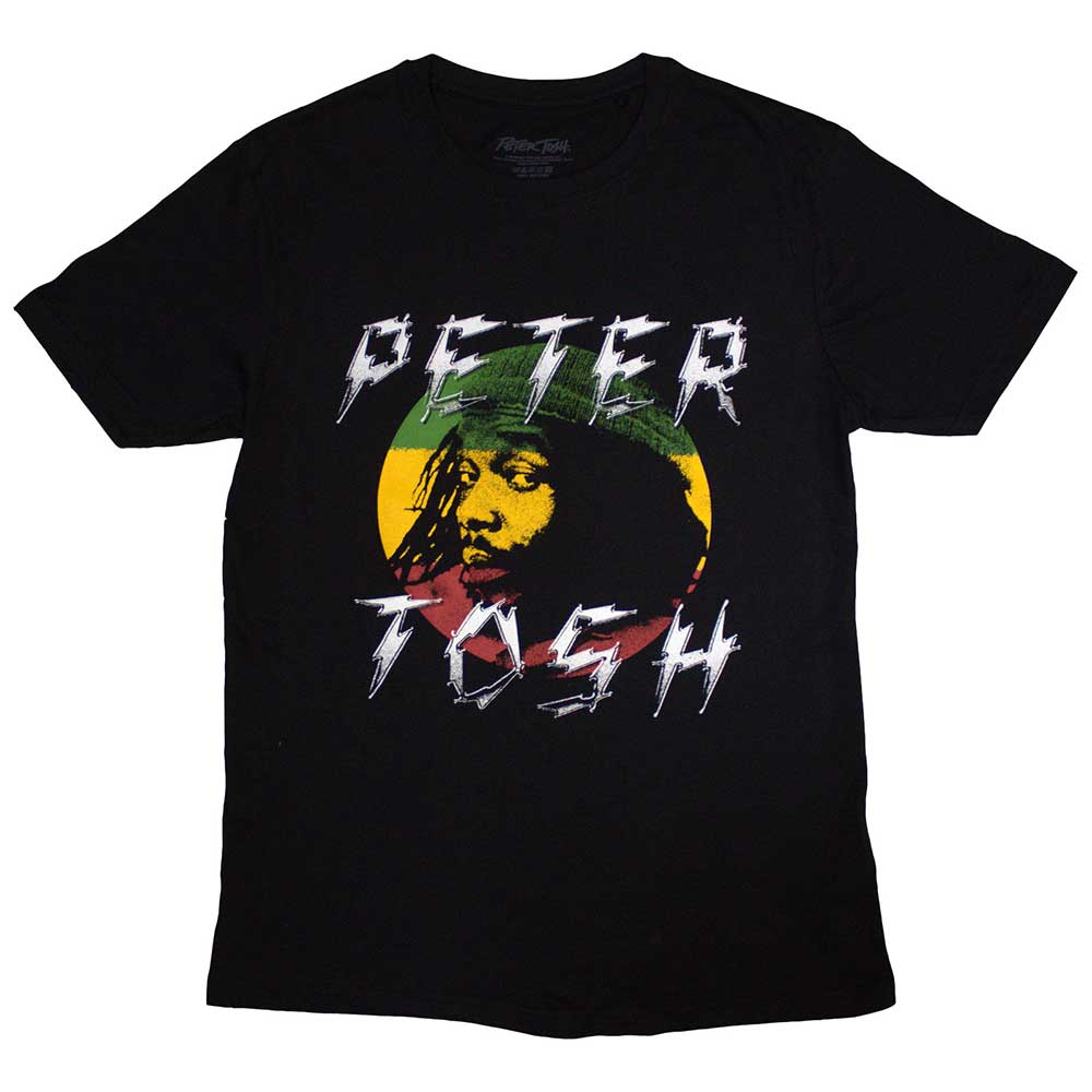 Peter Tosh Lightning Logo [T-Shirt] Black