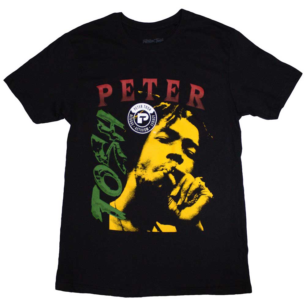 Peter Tosh Smokin' [T-Shirt] Black