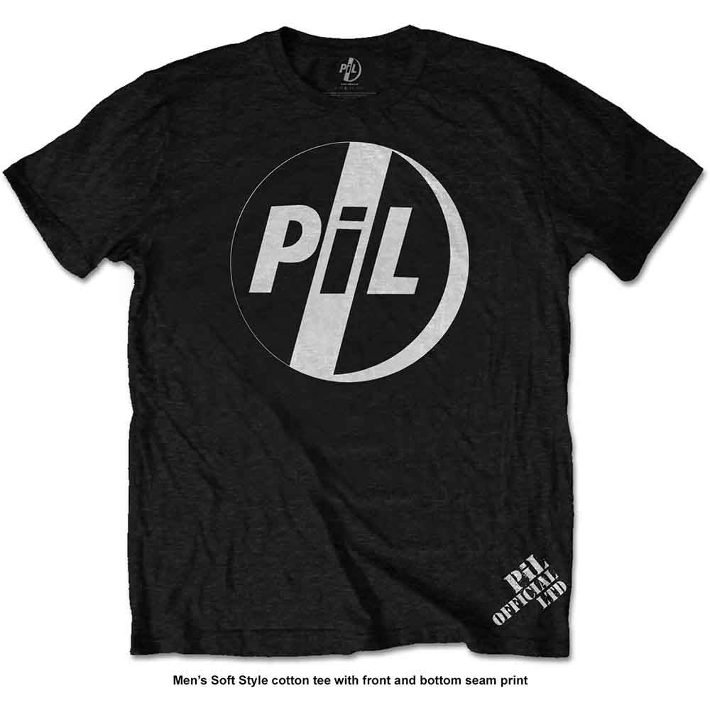 PIL (Public Image Ltd) White Logo [T-Shirt] - Rock Band Apparel