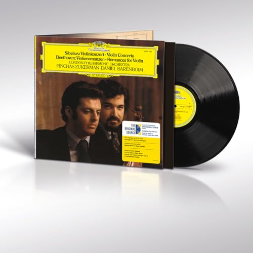 Pinchas Zukerman/Daniel Barenboim/London Philharmo - Sibelius: Violin Concerto; Beethoven: Romances For Violin (The Original Source Series) [180G LP] [Vinyl]