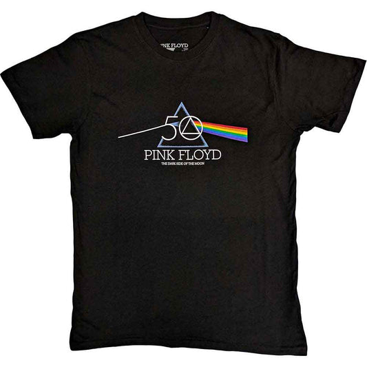 Pink Floyd 50th Prism Logo [T-Shirt] Black