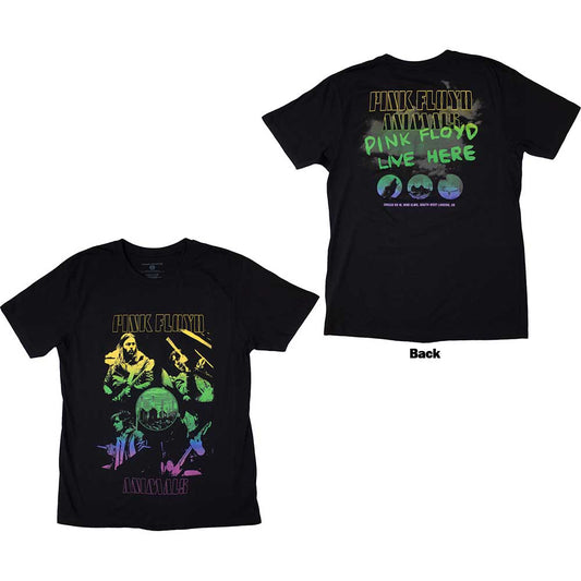 Pink Floyd Animals Rainbow Photo [T-Shirt] Black