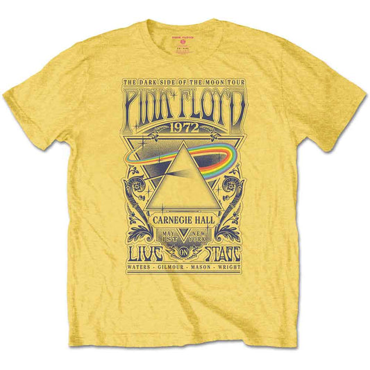 Pink Floyd Carnegie Hall Poster [T-Shirt] Yellow