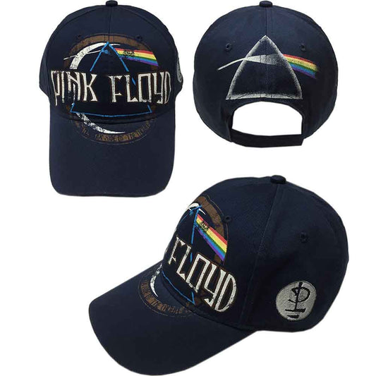 Pink Floyd Dark Side of the Moon Album Distressed [Hat] - Rock Band Apparel