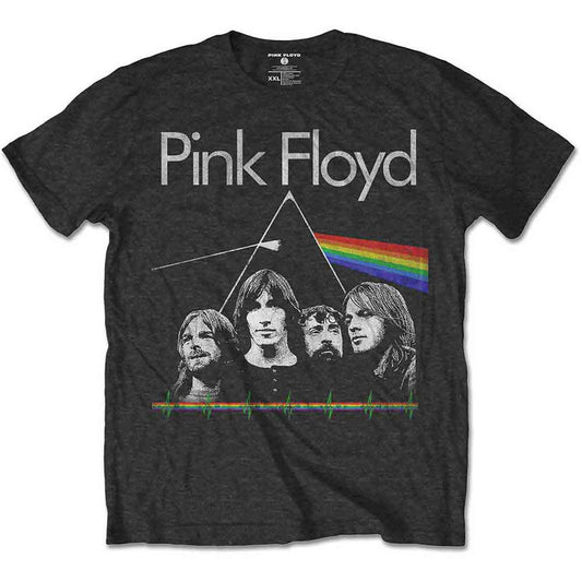 Pink Floyd Dark Side of the Moon Band & Pulse [T-Shirt] - Rock Band Apparel